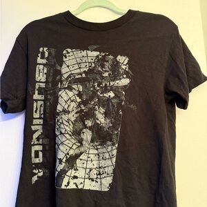 Black and White Graphic Men's Tee